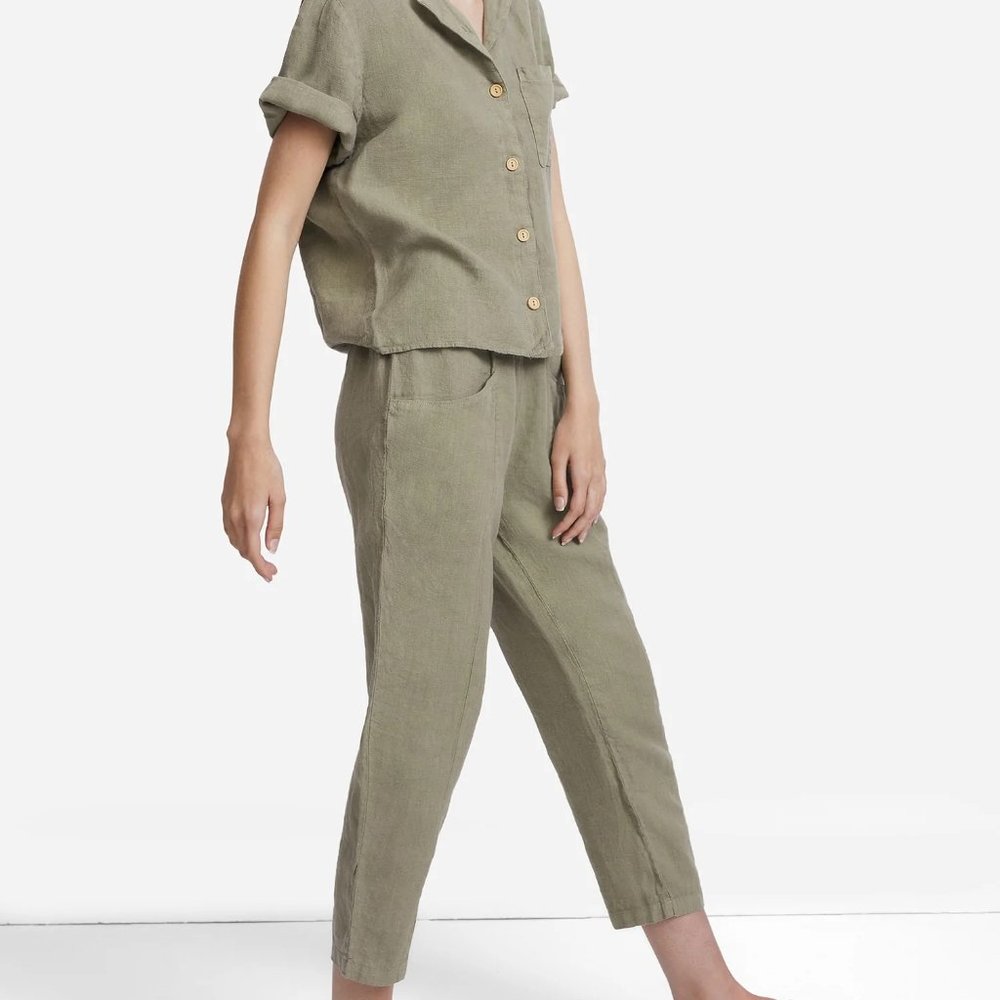 Sage Linen Pants